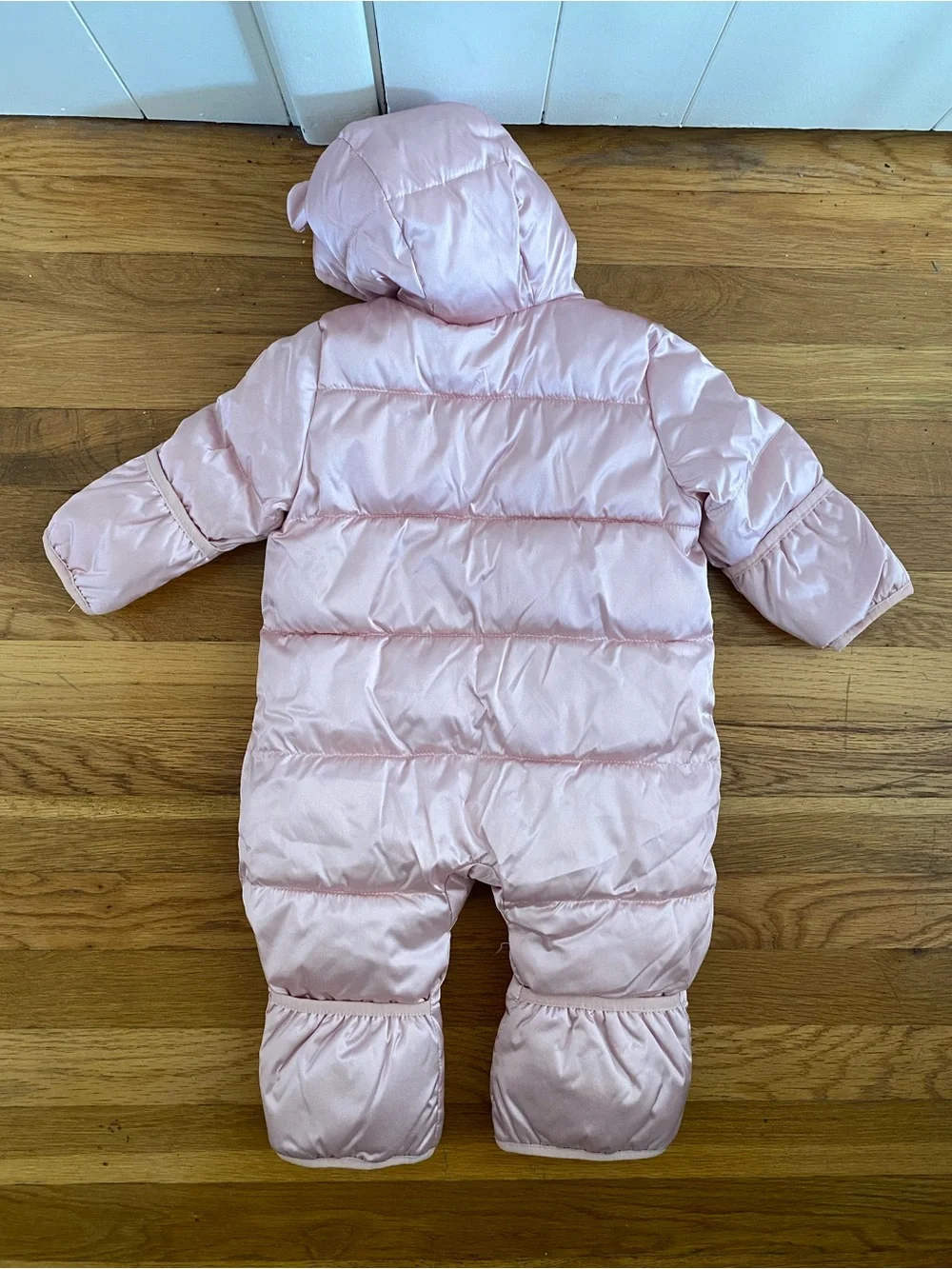 Baby Gap Puffer One-Piece Snowsuit | Pink | 0-6 Months